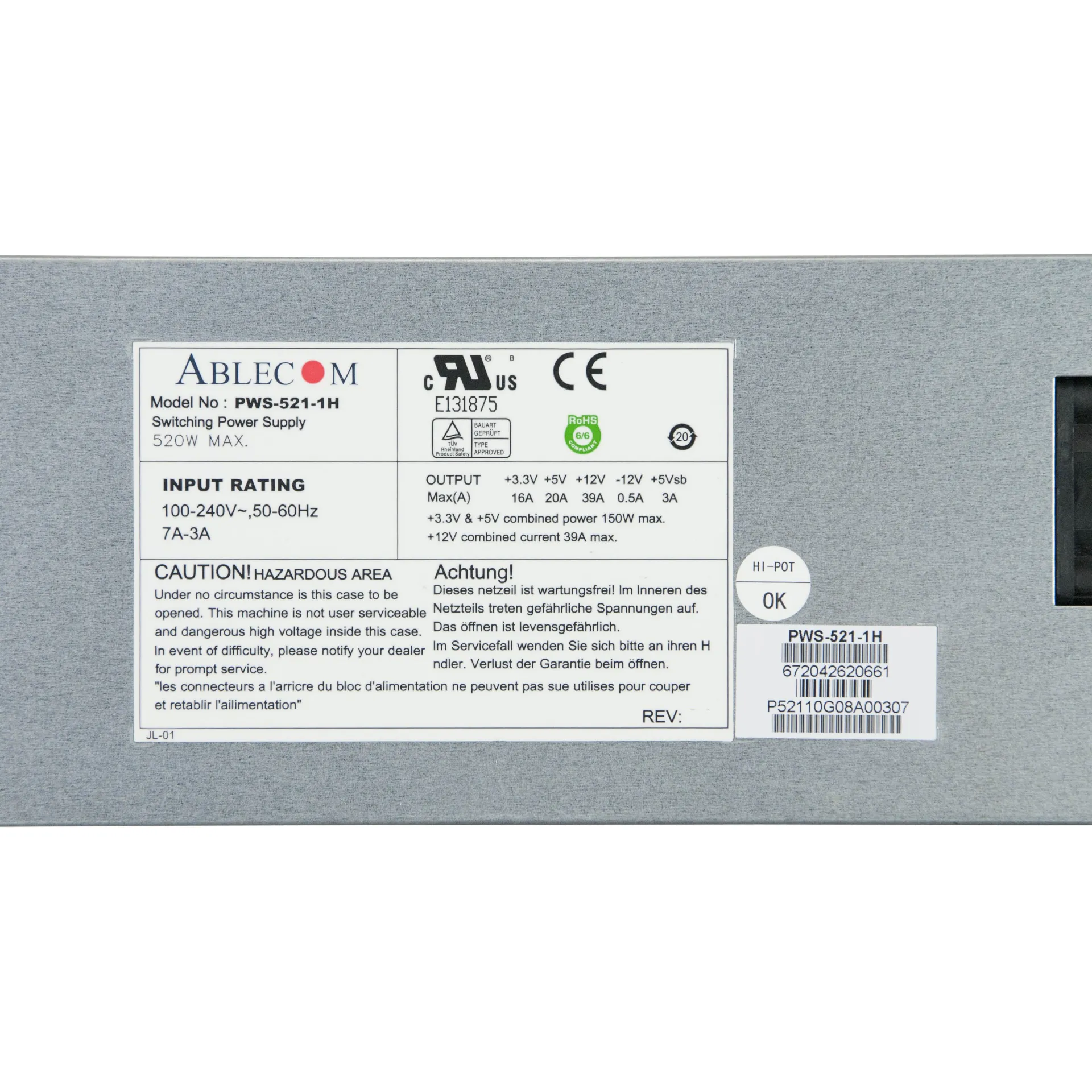 PWS-521-1H