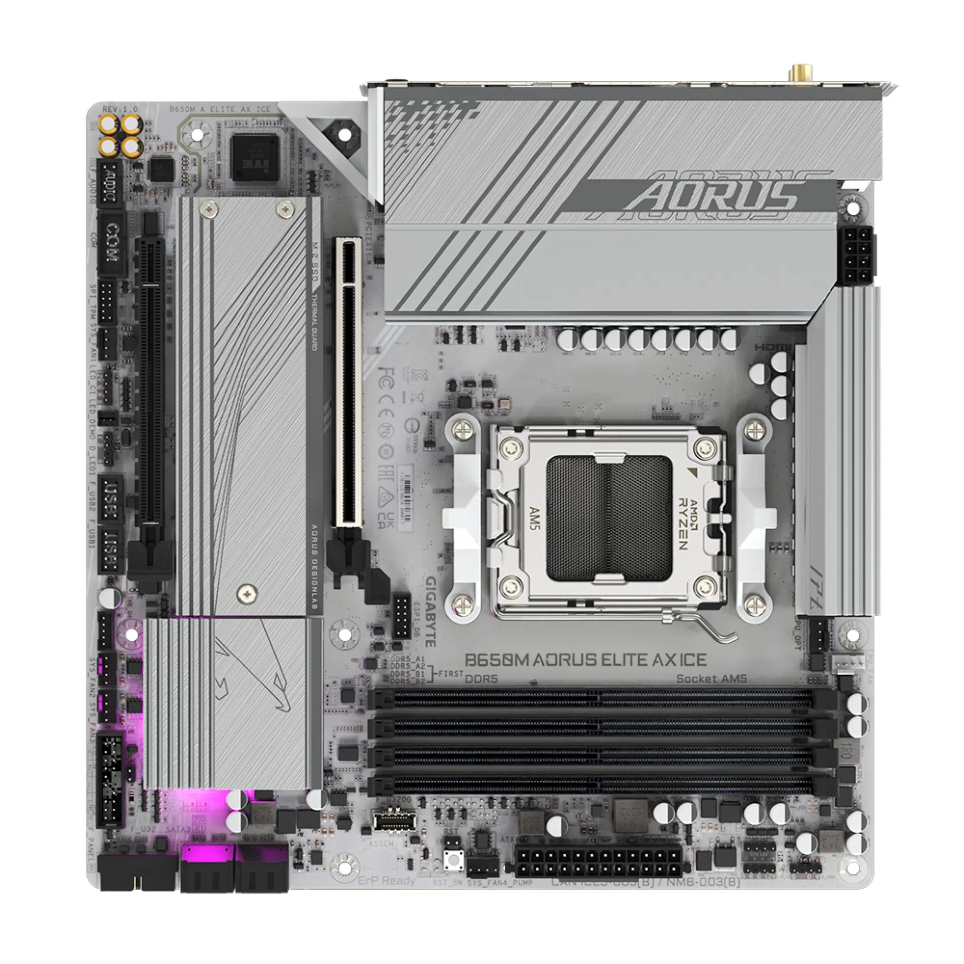 B650M AORUS ELITE AX ICE Gigabyte