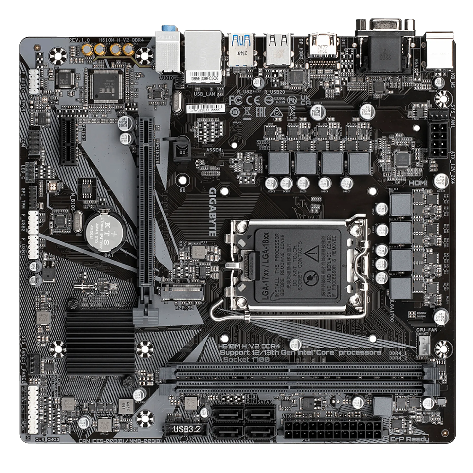 H610M H V2 DDR4 Gigabyte