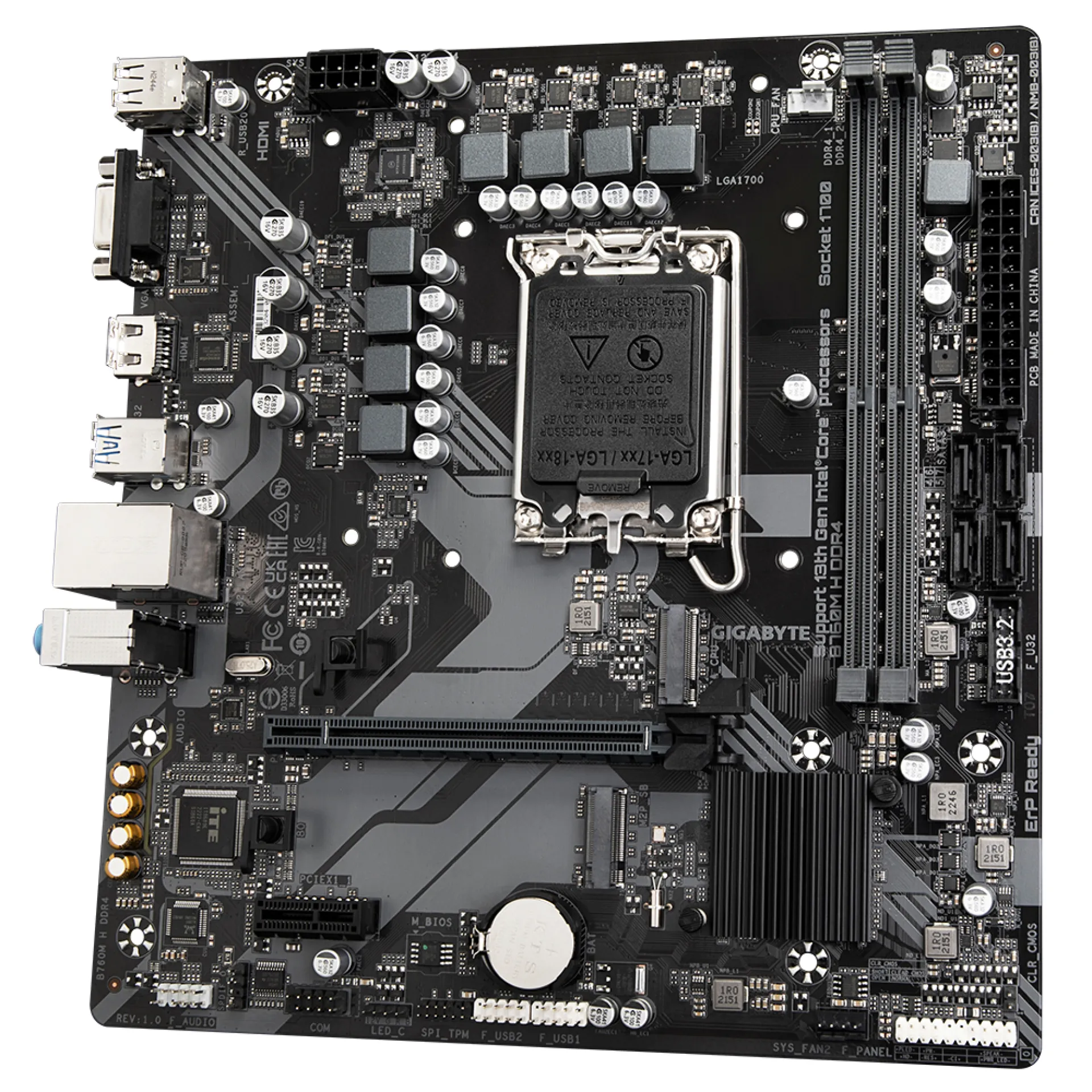 B760M H DDR4 Gigabyte