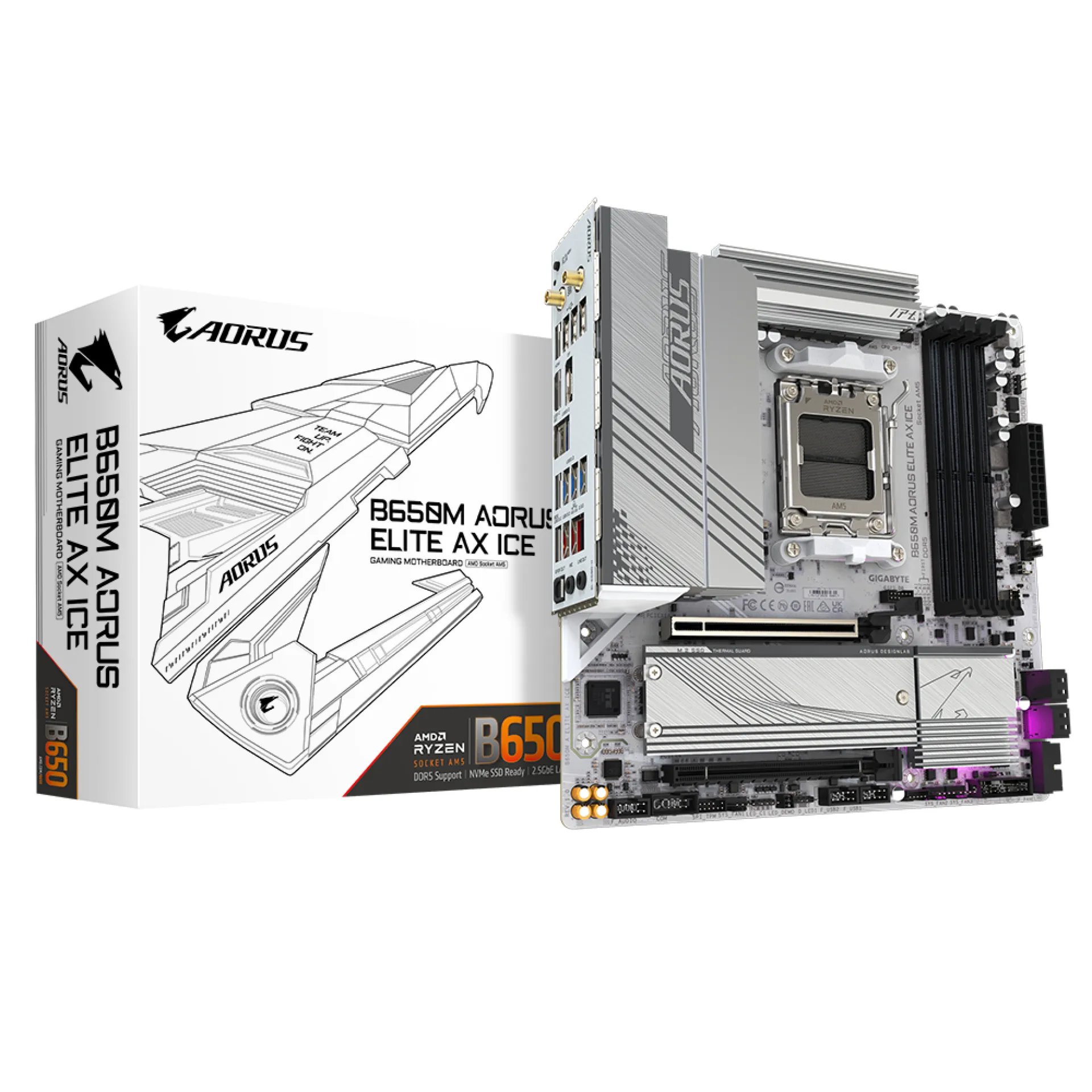 B650M AORUS ELITE AX ICE Gigabyte