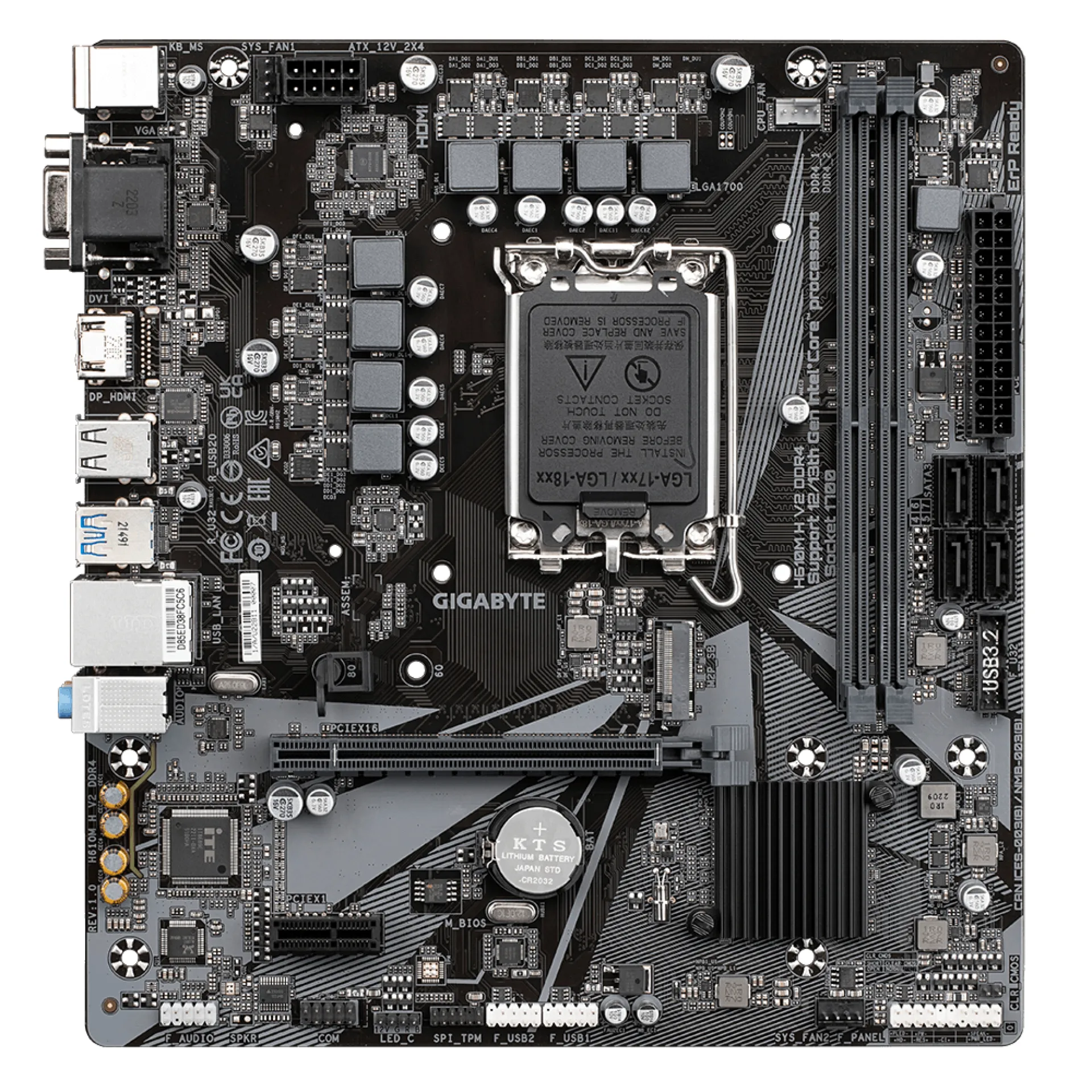 H610M H V2 DDR4 Gigabyte