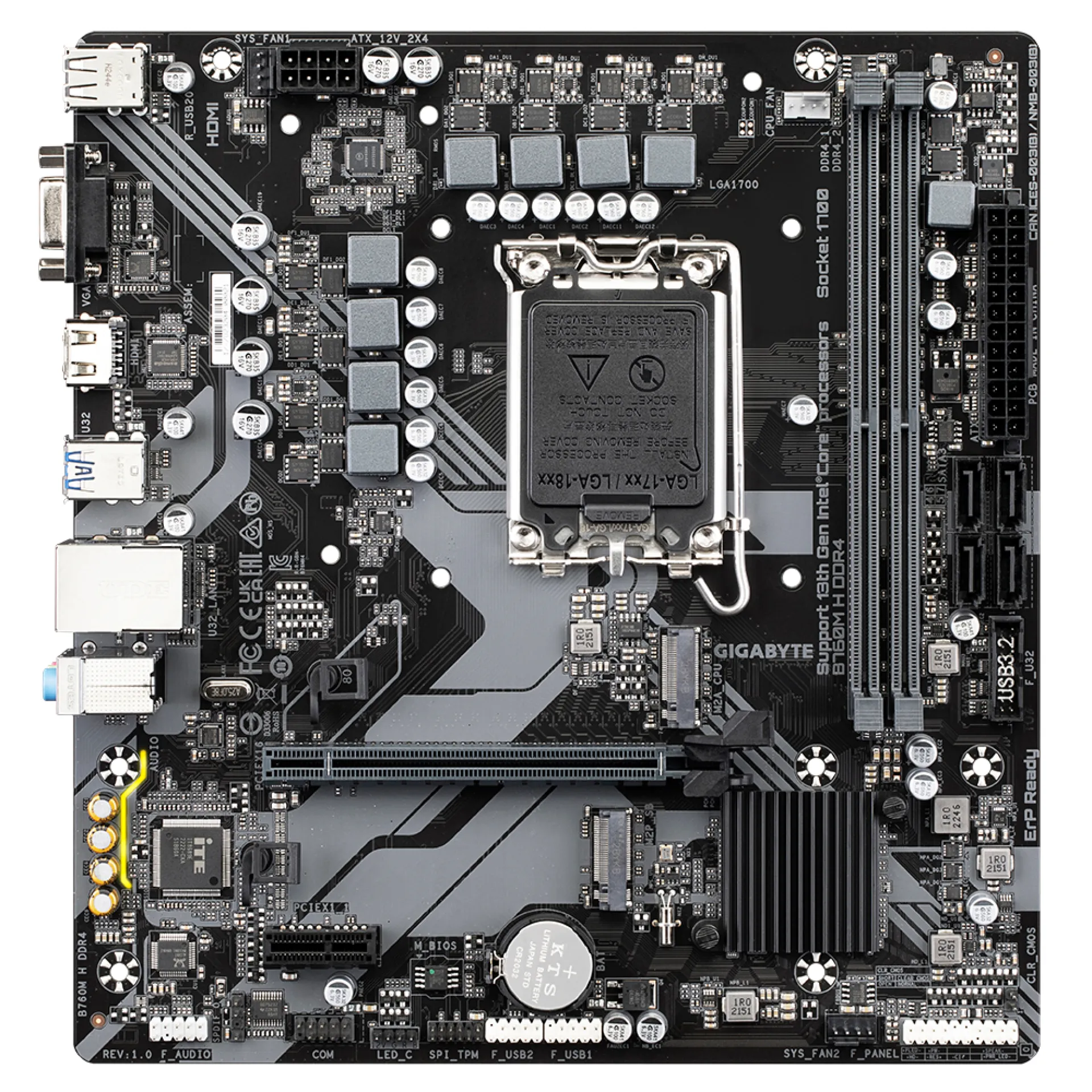 B760M H DDR4 Gigabyte