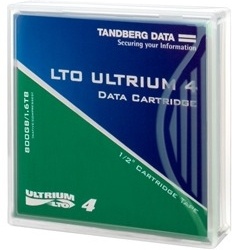 Tandberg Data LTO-4 Cartridge with case. 