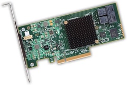 LSI LP, PCI 3.0 x8, SAS3008, 2x SFF-8643, HBA 