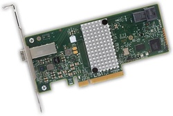 LSI 9300-4I4E-SGL, 8-Kanal HBA, 12 GBit/s SATA+SAS, PCIe 