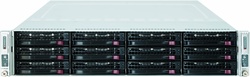 Supermicro SuperServer SYS-6027TR-DTQRF Schwarz 