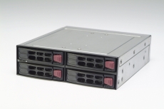 Supermicro CSE-M14T-B, HDD Rack Modul fr 4x2.5" SATA/SAS (in 1x 5.25") 