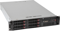 Happyware 2HE Rack Server Barebone SC822T+X9SCA-F 